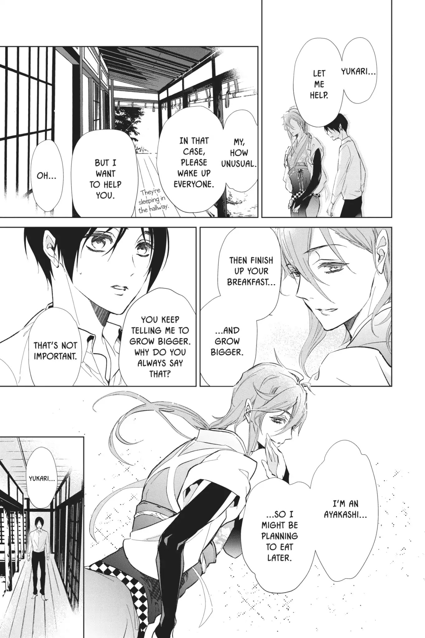 Momochi-san Chi no Ayakashi Ouji Chapter 52 page 25 - Chapter 52: Fourteen Lullabies