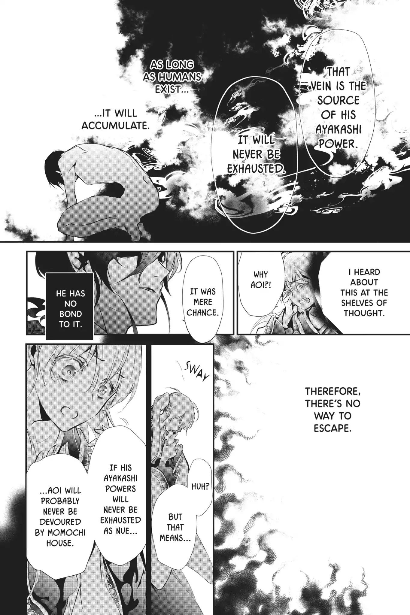 Momochi-san Chi no Ayakashi Ouji Chapter 56 page 11 - Chapter 56: Who's That Behind You?