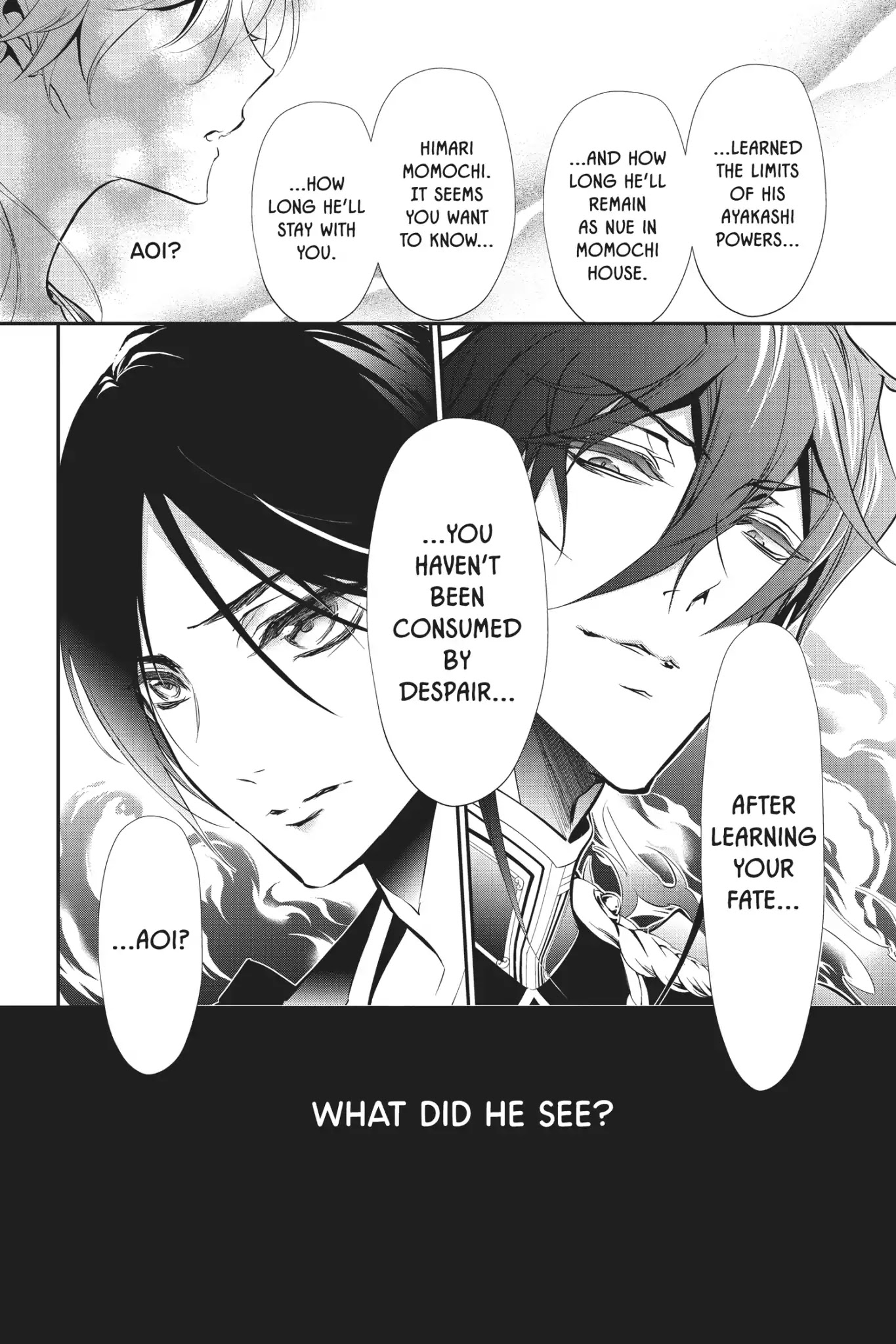 Momochi-san Chi no Ayakashi Ouji Chapter 56 page 6 - Chapter 56: Who's That Behind You?
