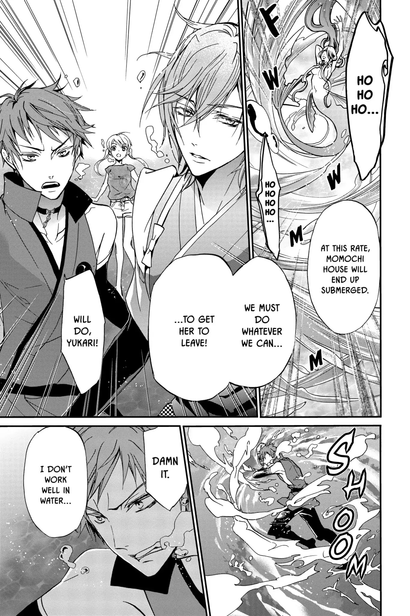 Momochi-san Chi no Ayakashi Ouji Chapter 6 page 23 - Chapter 6: Underwater Momochi House