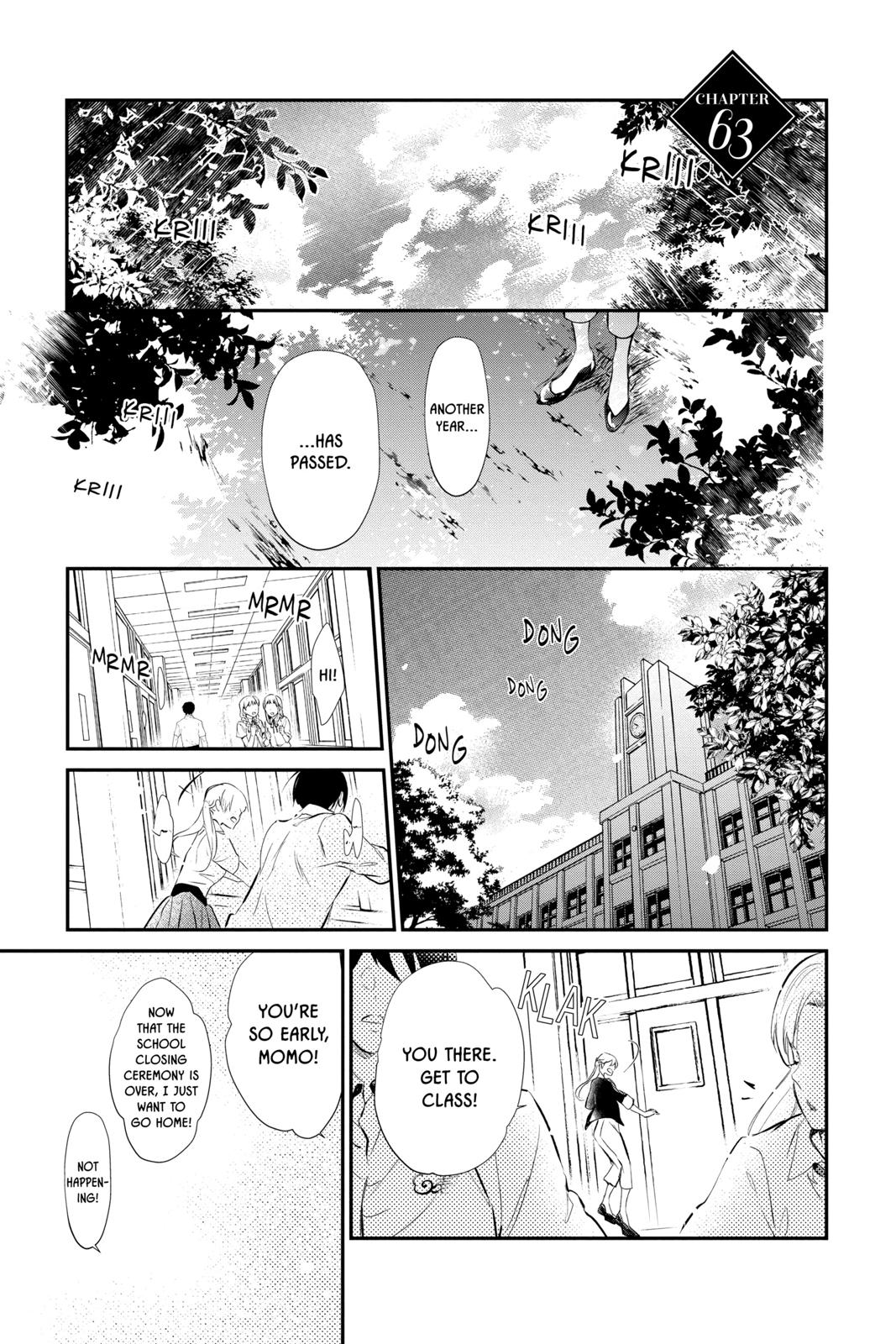 Momochi-san Chi no Ayakashi Ouji Chapter 63 page 1 - Chapter 63