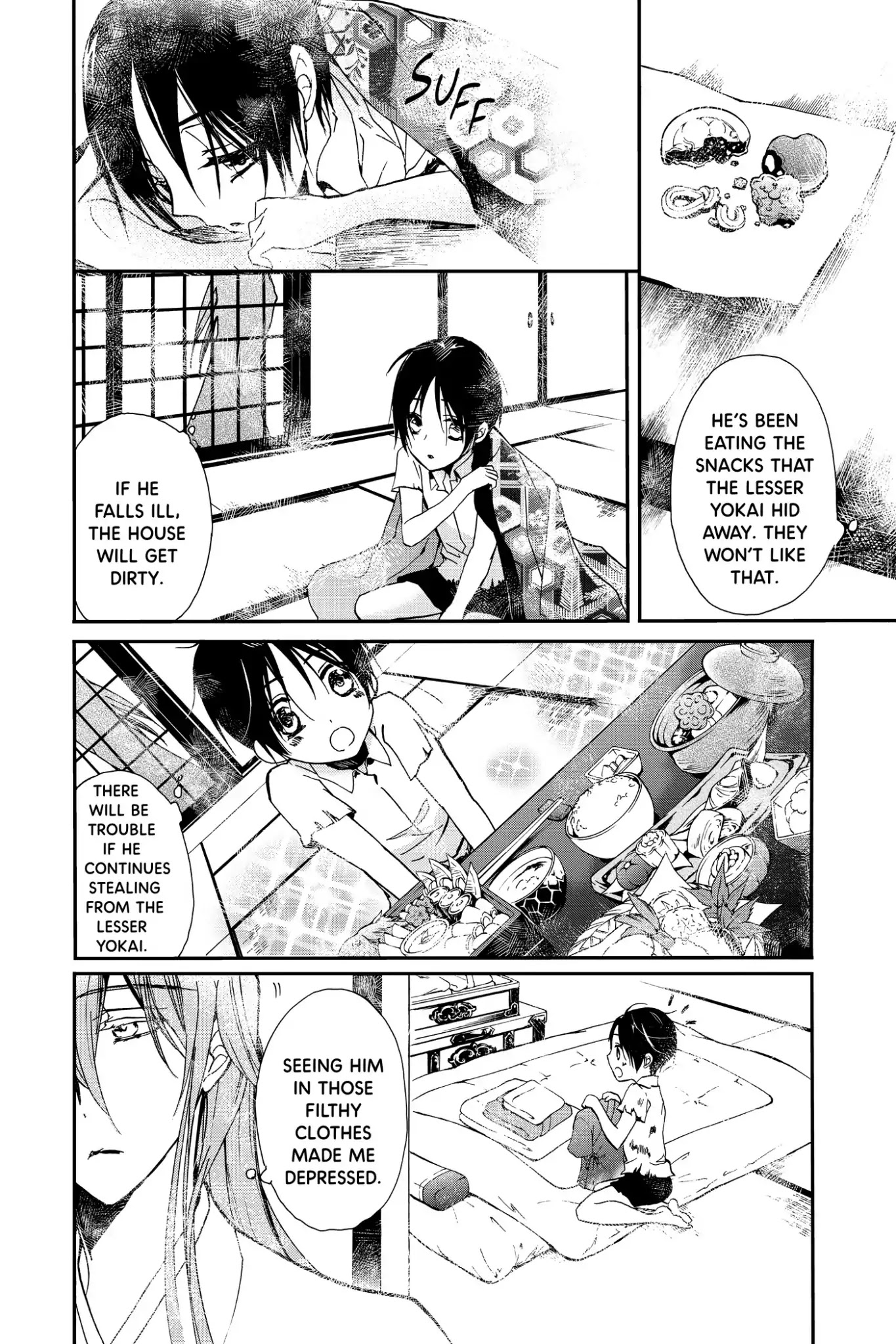 Momochi-san Chi no Ayakashi Ouji Chapter 7.5 page 4 - Vol.2 Bonus Story: You May Enter