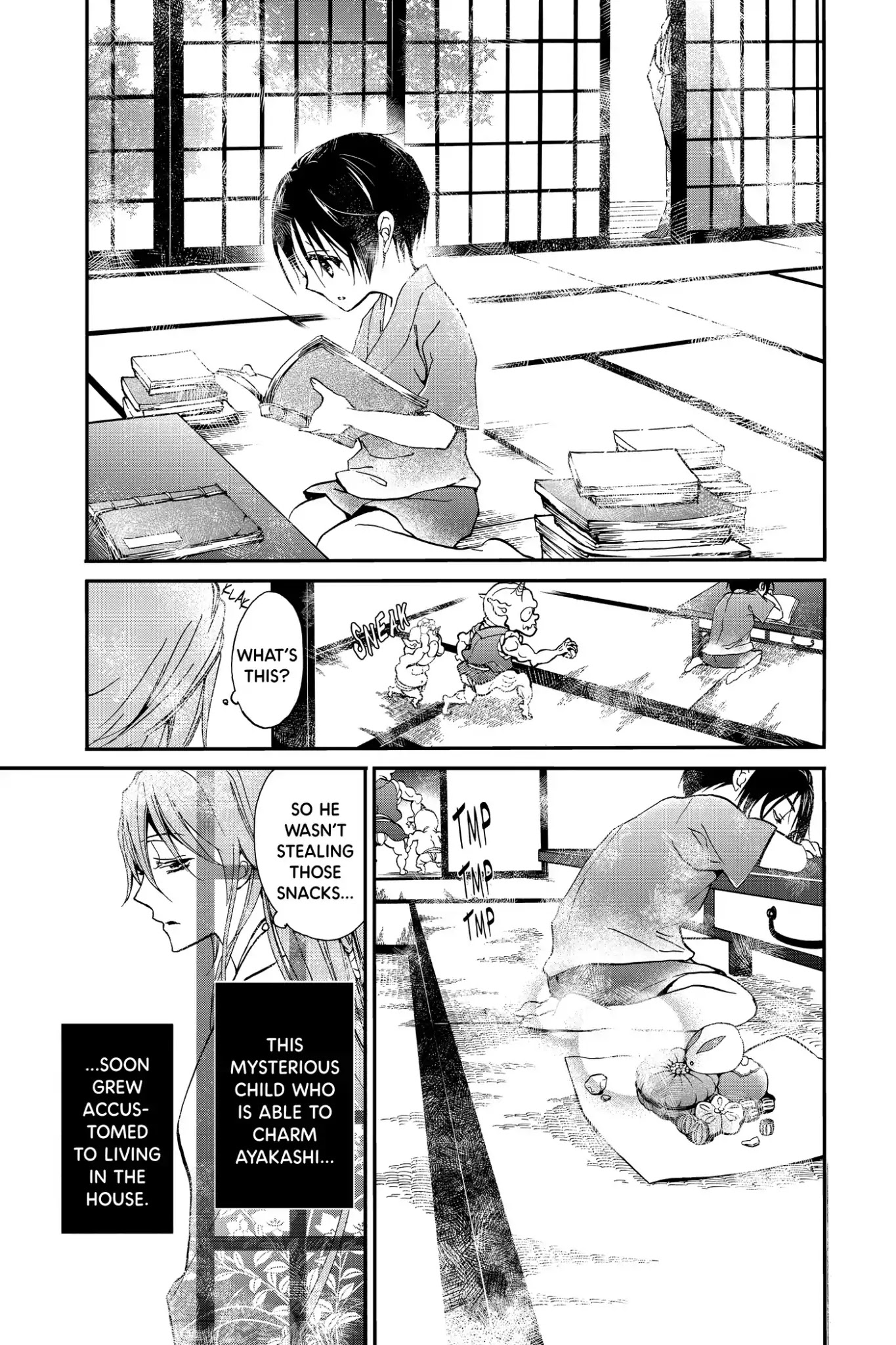 Momochi-san Chi no Ayakashi Ouji Chapter 7.5 page 5 - Vol.2 Bonus Story: You May Enter