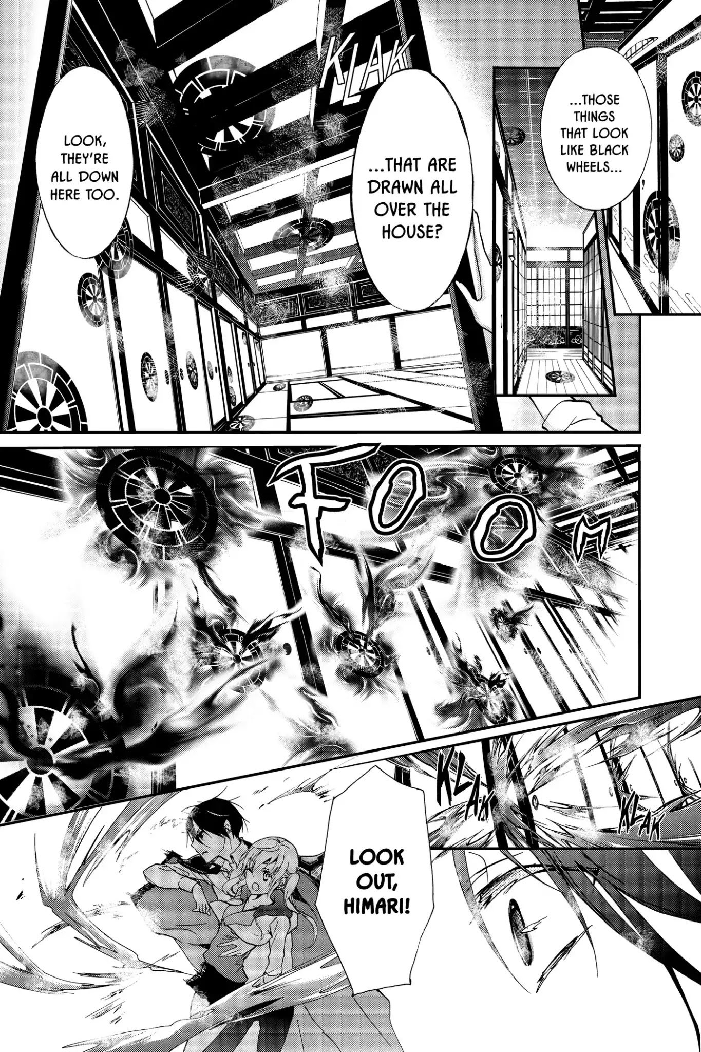 Momochi-san Chi no Ayakashi Ouji Chapter 9 page 17 - Chapter 9: The Crimson Flames Burning in Darkness