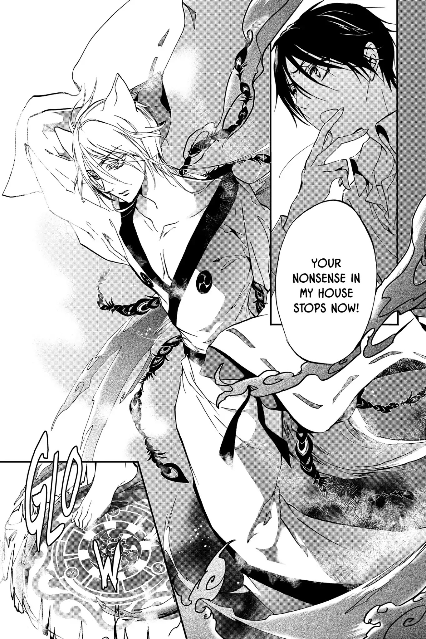 Momochi-san Chi no Ayakashi Ouji Chapter 9 page 19 - Chapter 9: The Crimson Flames Burning in Darkness