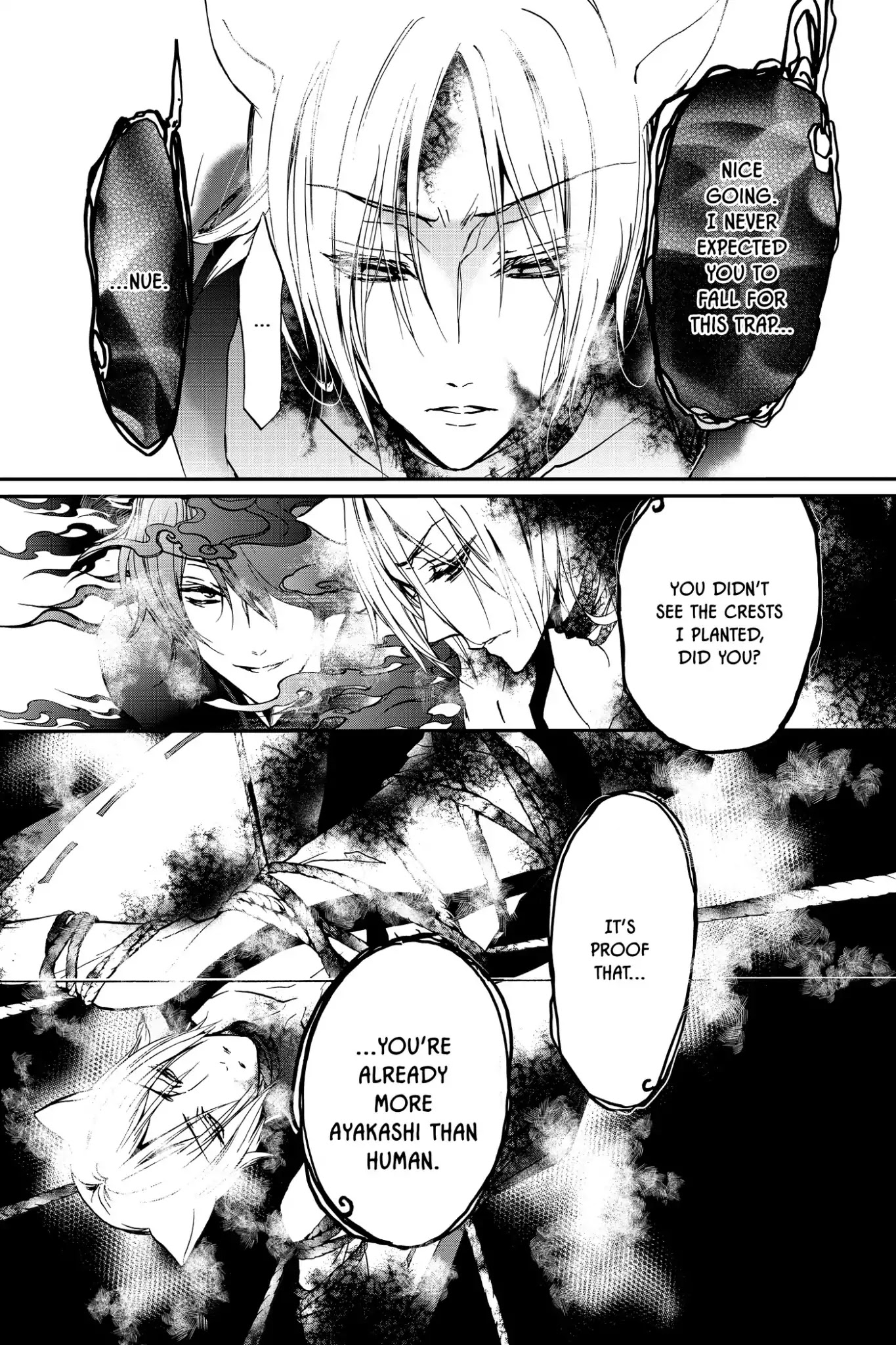 Momochi-san Chi no Ayakashi Ouji Chapter 9 page 26 - Chapter 9: The Crimson Flames Burning in Darkness