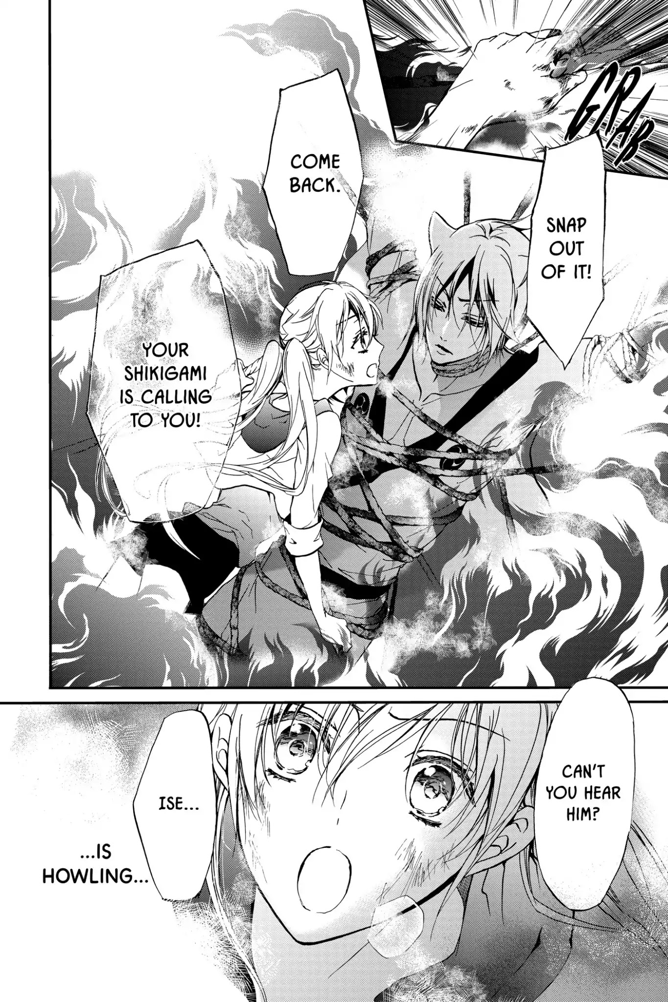 Momochi-san Chi no Ayakashi Ouji Chapter 9 page 28 - Chapter 9: The Crimson Flames Burning in Darkness