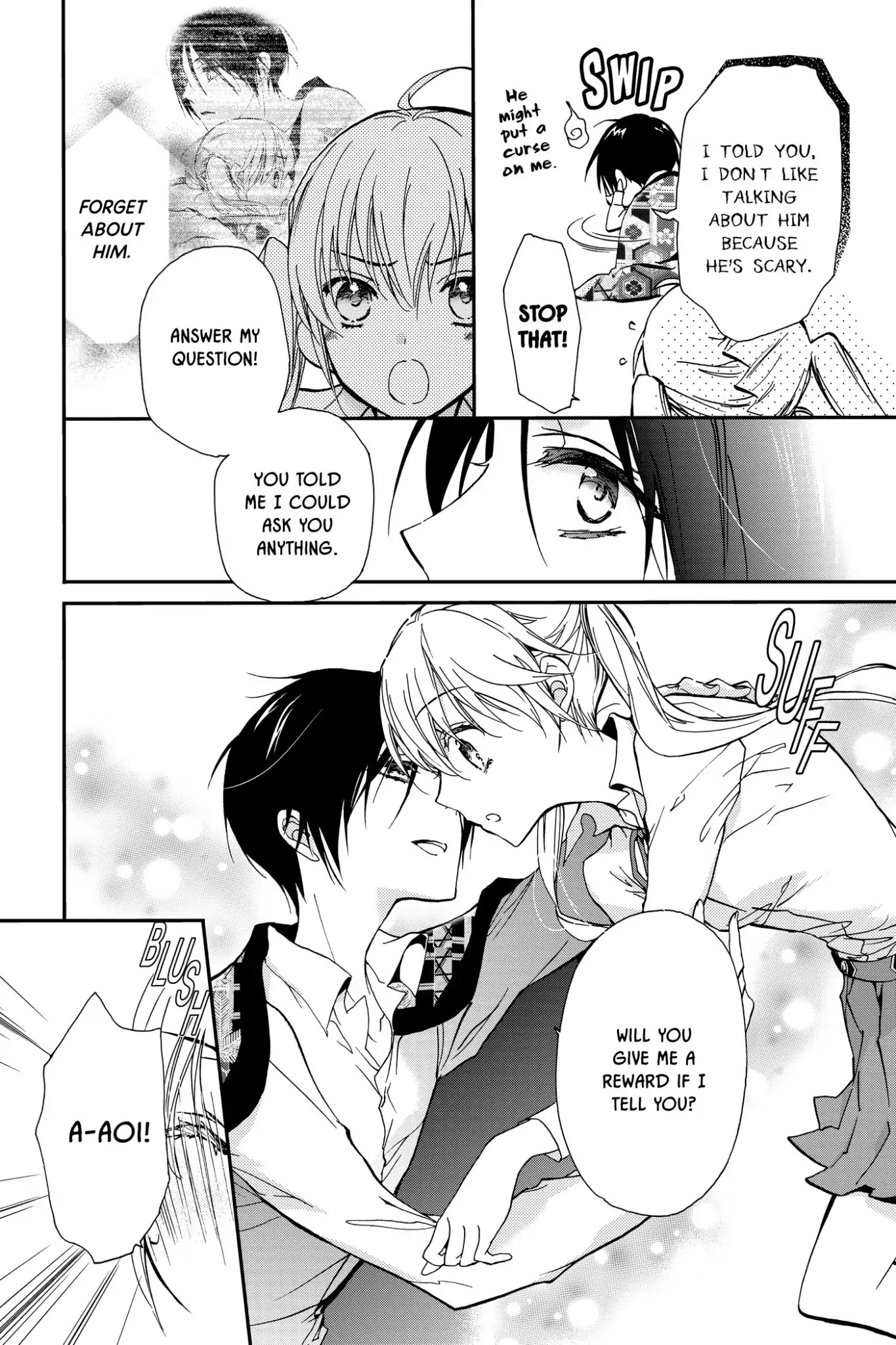 Momochi-san Chi no Ayakashi Ouji Chapter 9 page 4 - Chapter 9: The Crimson Flames Burning in Darkness