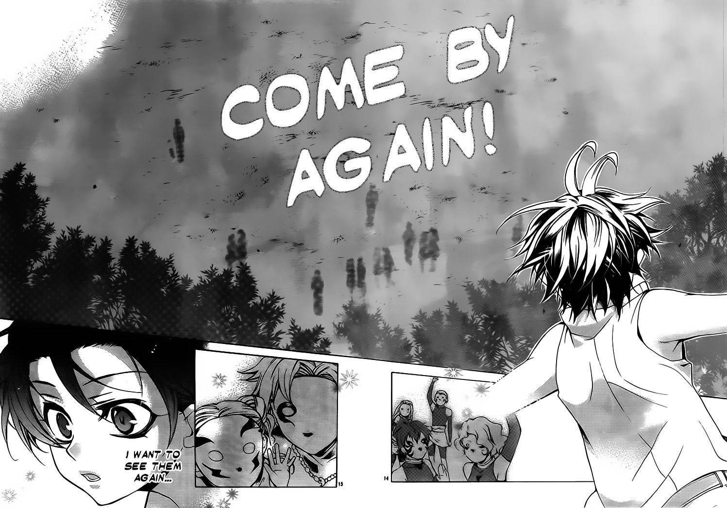 Momogumi Plus Senki Chapter 22 page 15 - Chapter 22: A Torrent of Wings Under the Azure Sky