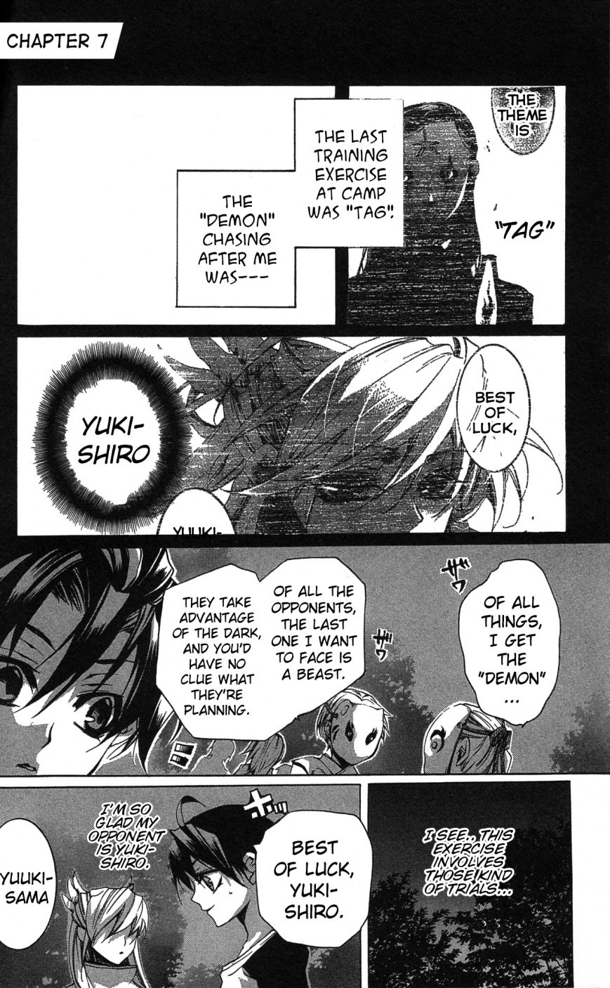 Momogumi Plus Senki Chapter 7 page 1 - Chapter 7: Beast - Vzurazuki's Clandestine Meeting - Part 2