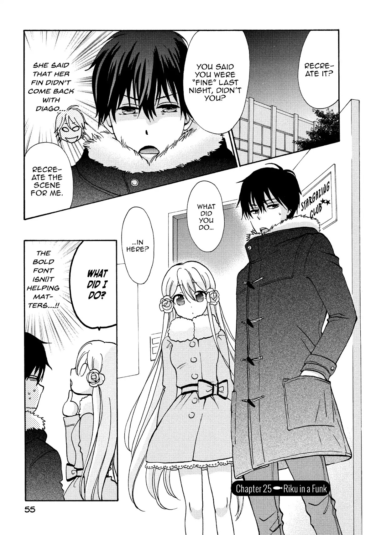 Momoiro Ningyo Chapter 25 page 1 - Chapter 25: Riku in a Funk
