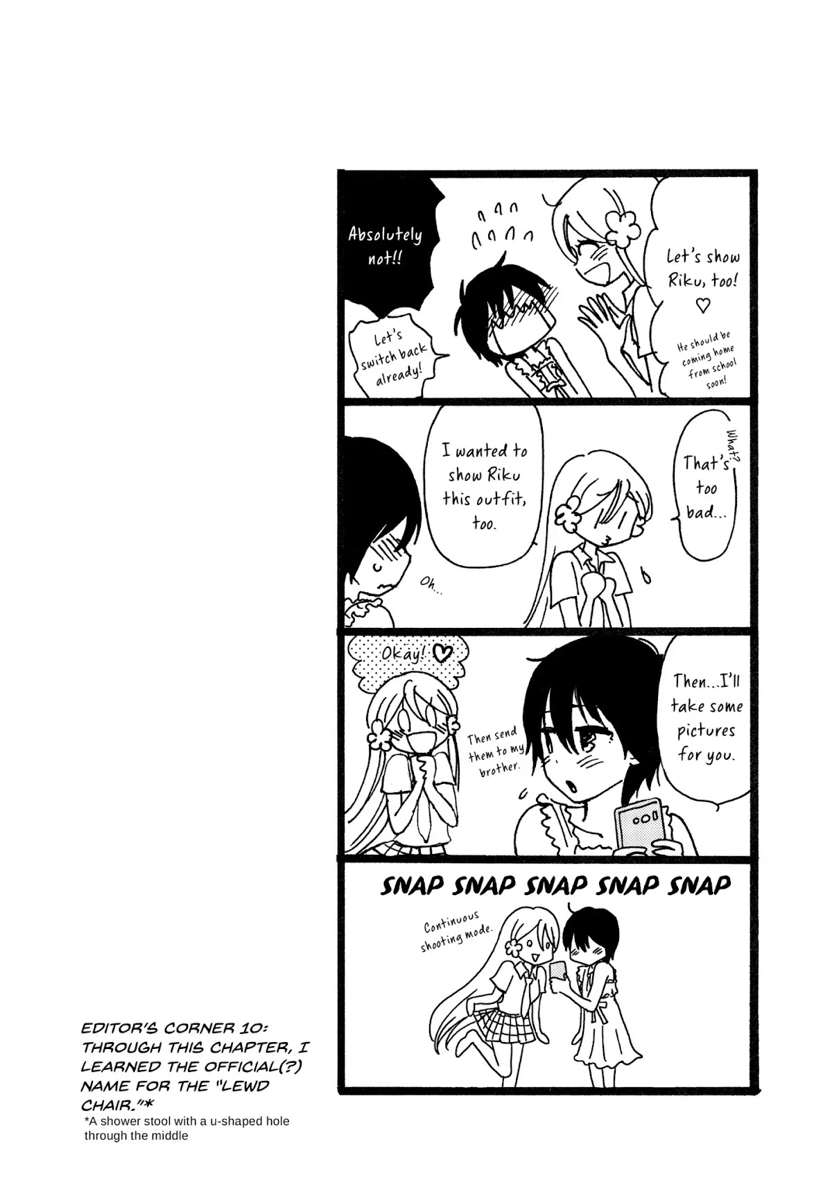 Momoiro Ningyo Chapter 28 page 10 - Chapter 28: Do you want to? Are you scared?