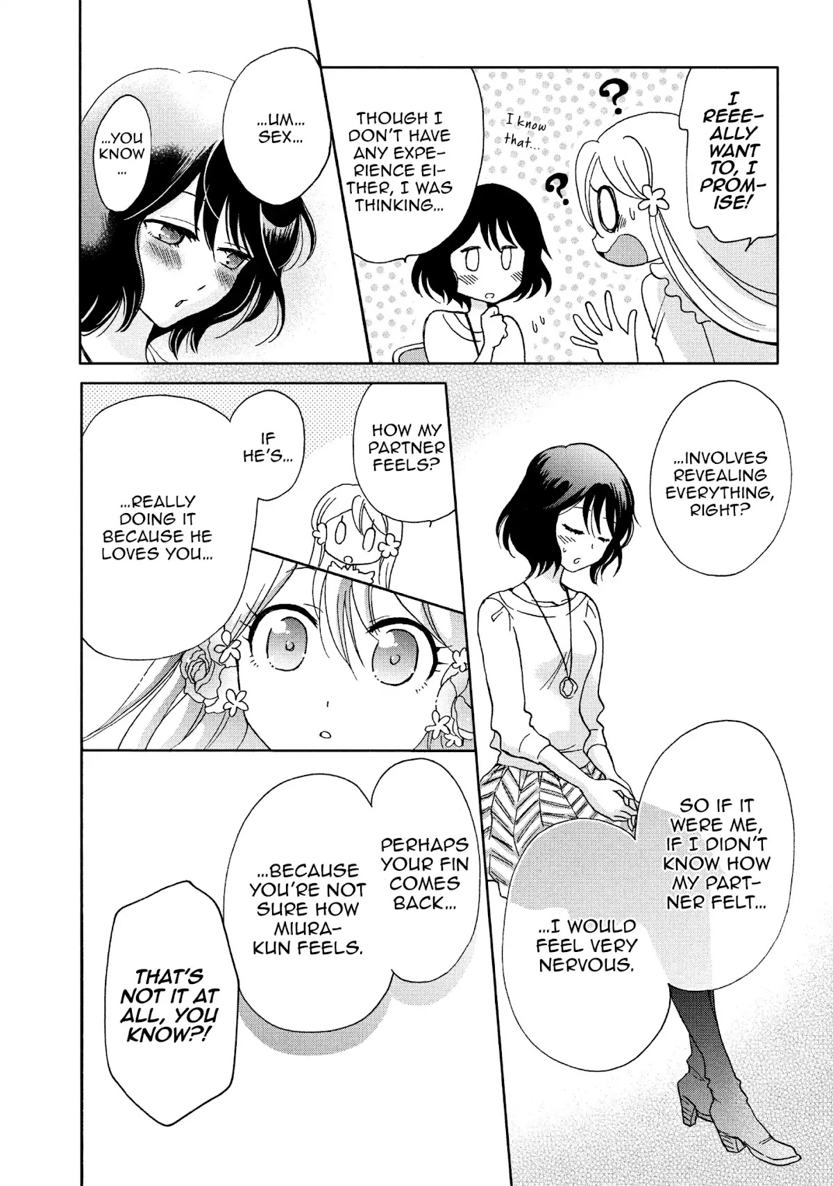 Momoiro Ningyo Chapter 28 page 2 - Chapter 28: Do you want to? Are you scared?