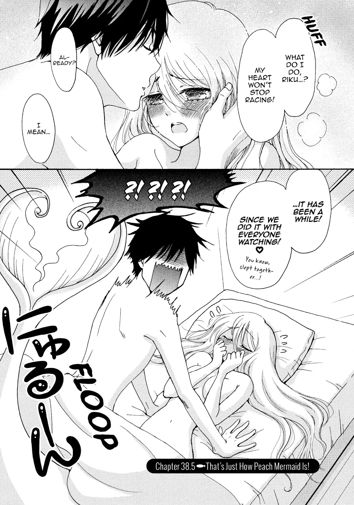 Momoiro Ningyo Chapter 38.5 page 1 - Chapter 38.5: That's Just How Peach Mermaid Is!