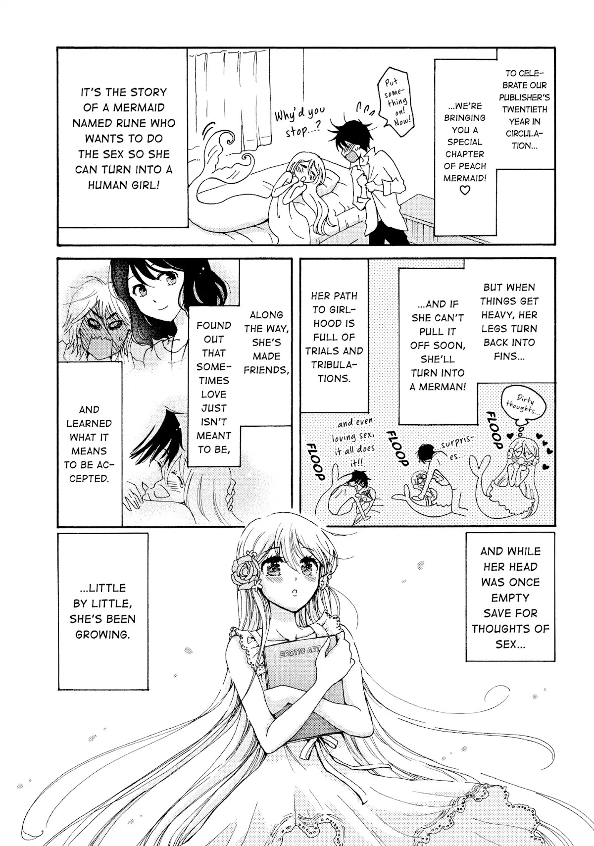 Momoiro Ningyo Chapter 38.5 page 2 - Chapter 38.5: That's Just How Peach Mermaid Is!