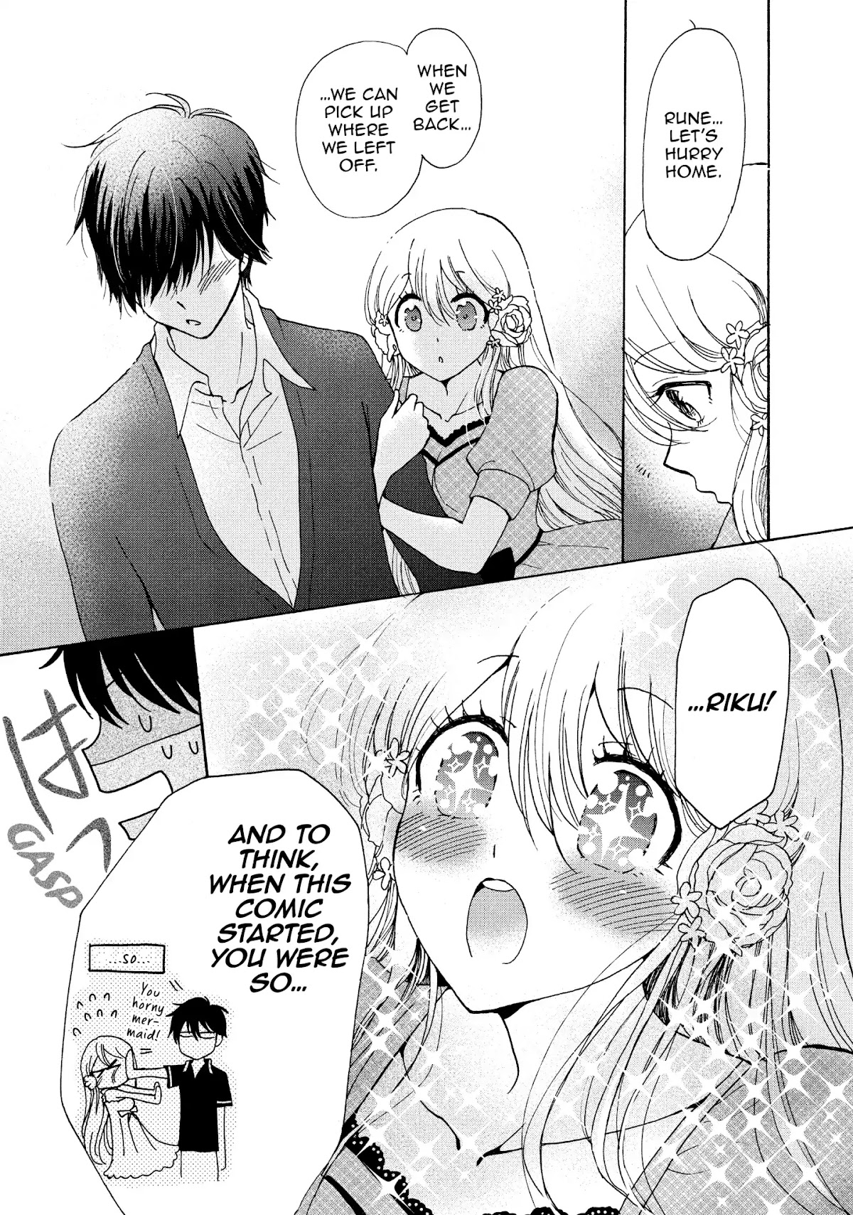 Momoiro Ningyo Chapter 38.5 page 7 - Chapter 38.5: That's Just How Peach Mermaid Is!