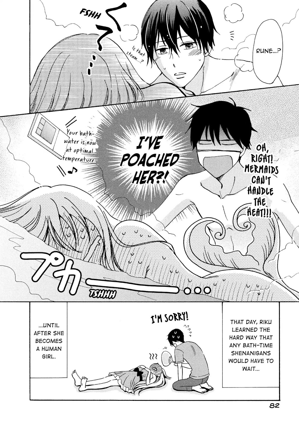 Momoiro Ningyo Chapter 41 page 8 - Chapter 41: Bathing Together