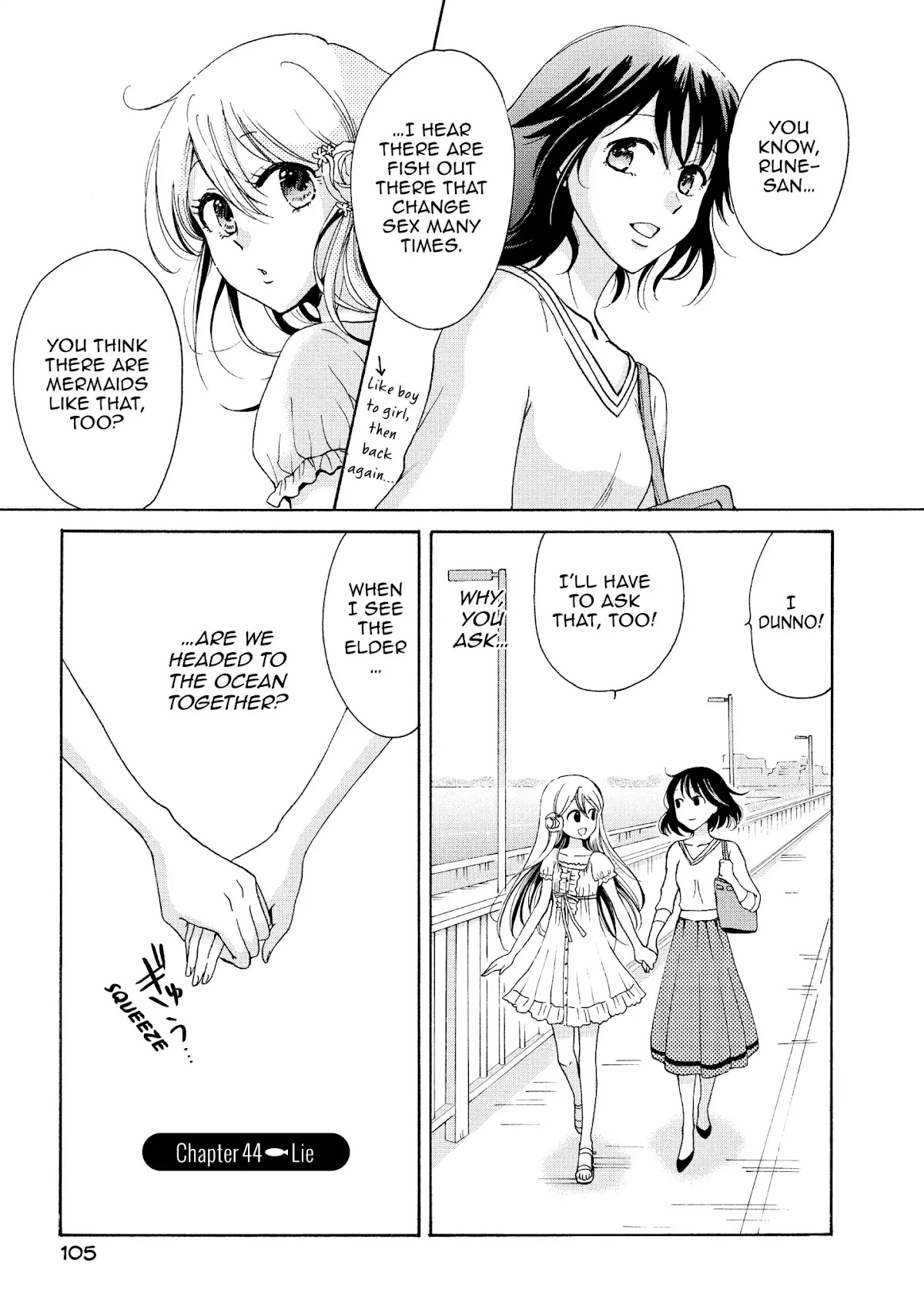 Momoiro Ningyo Chapter 44 page 1 - Chapter 44: Lie