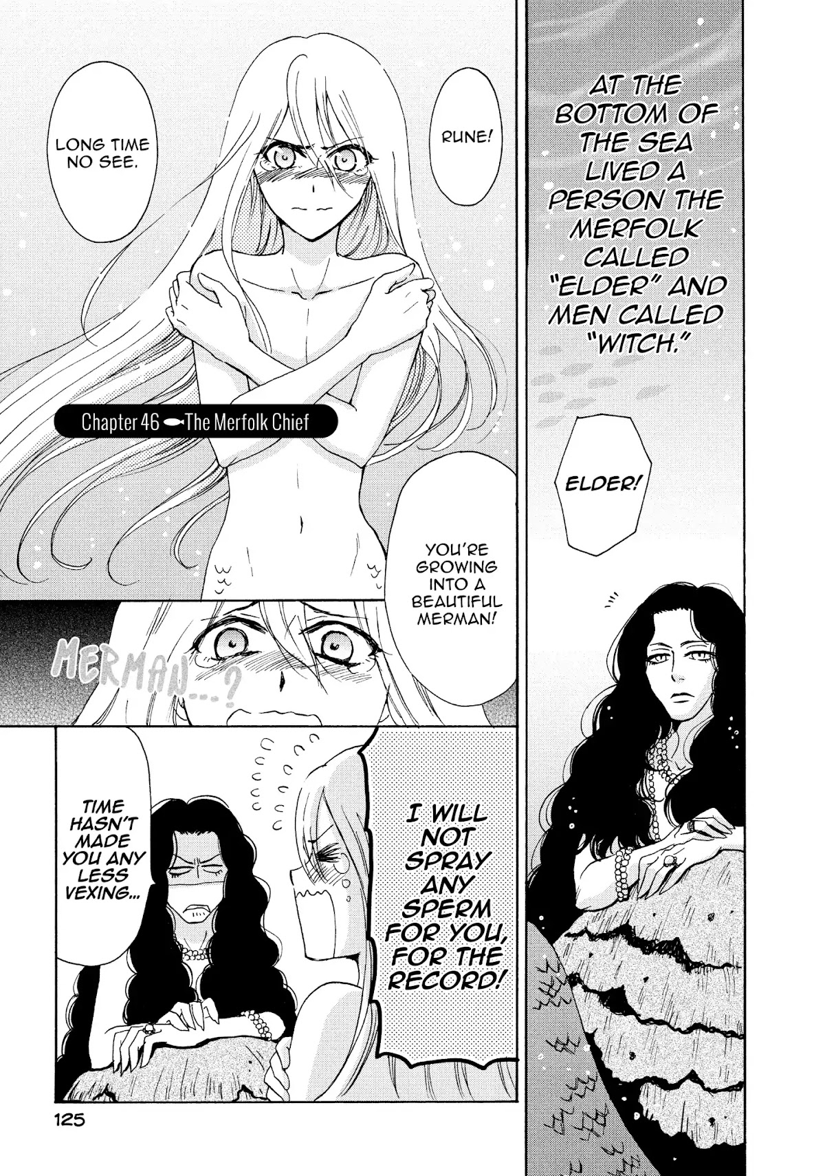 Momoiro Ningyo Chapter 46 page 1 - Chapter 46: The Merfolk Chief