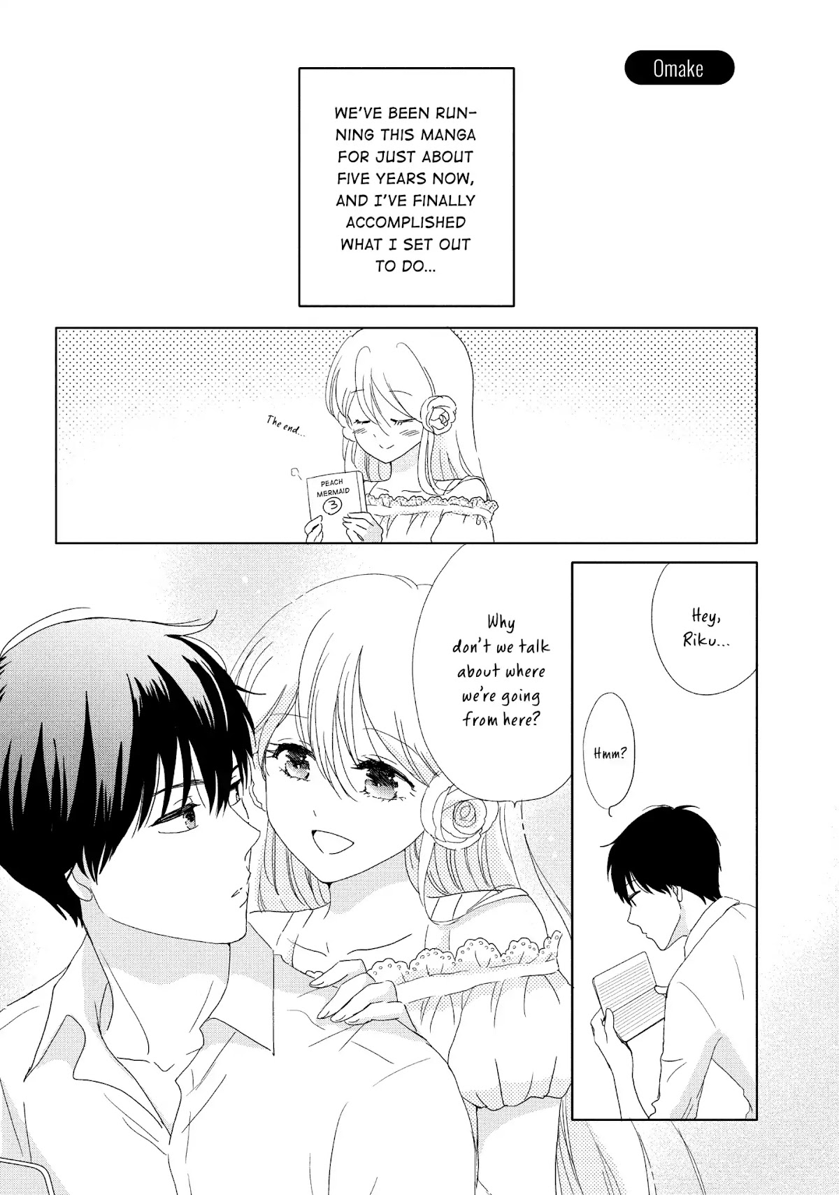 Momoiro Ningyo Chapter 48.5 page 1 - Vol.3 Omake