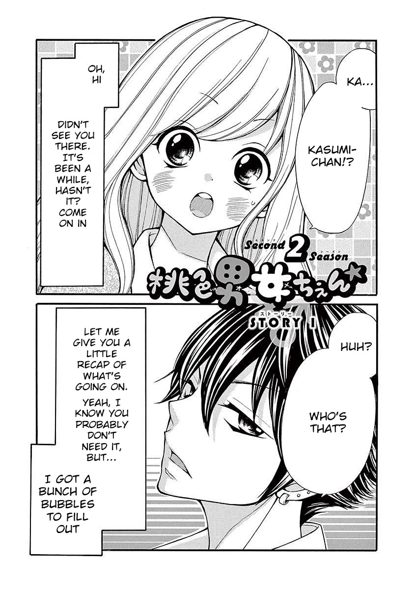Momoiro Ome-chen Chapter 13 page 1 - Chapter 13: Story 1