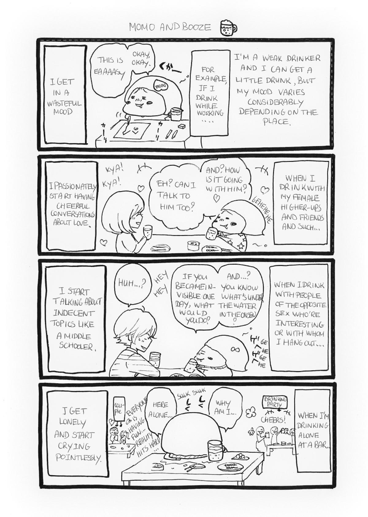 Momoiro Ome-chen Chapter 33.5 page 4 - Chapter 33.5: Volume 3 Extras