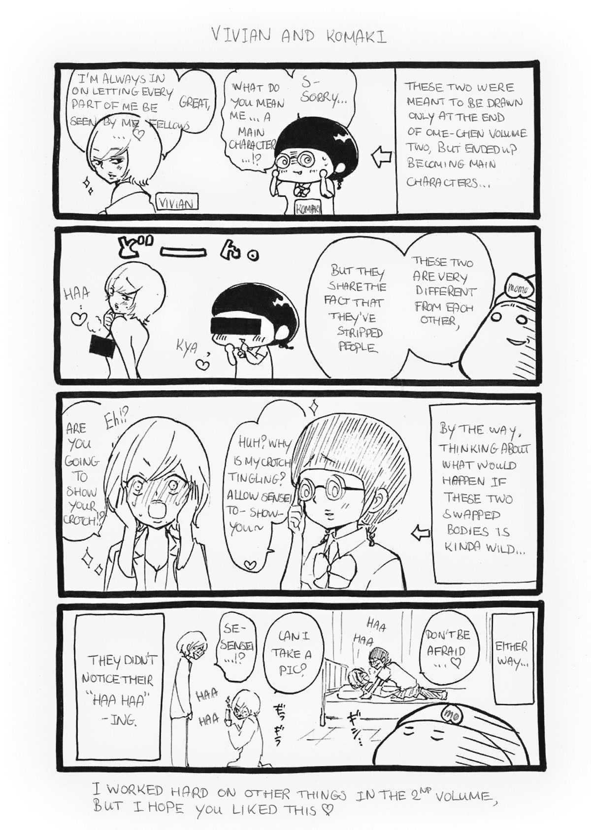 Momoiro Ome-chen Chapter 33.5 page 7 - Chapter 33.5: Volume 3 Extras