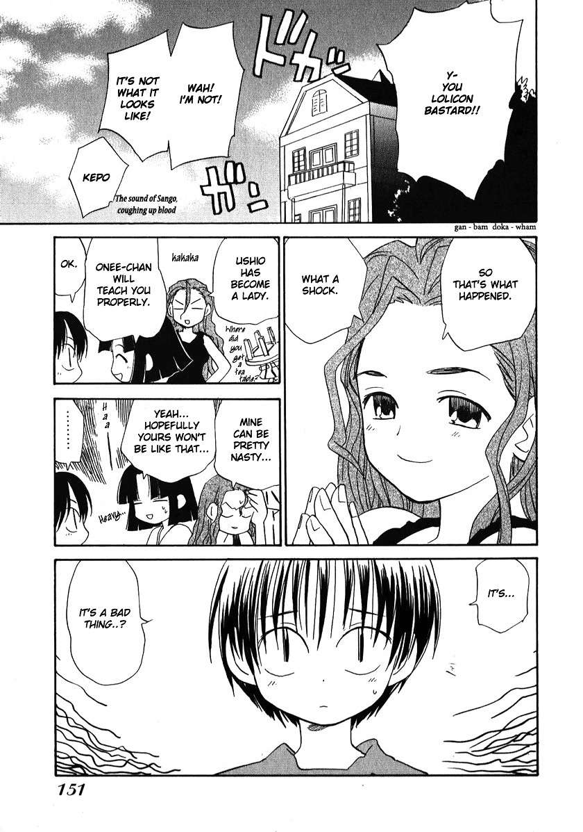 Momoiro Sango Chapter 25 page 17 - Chapter 25: Ebb and Flow