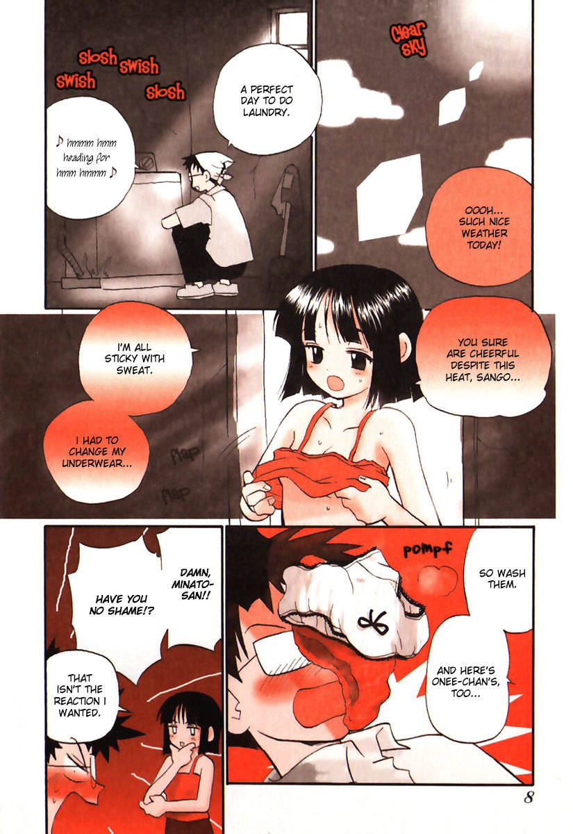 Momoiro Sango Chapter 28 page 9 - Chapter 28: Laundry Destiny