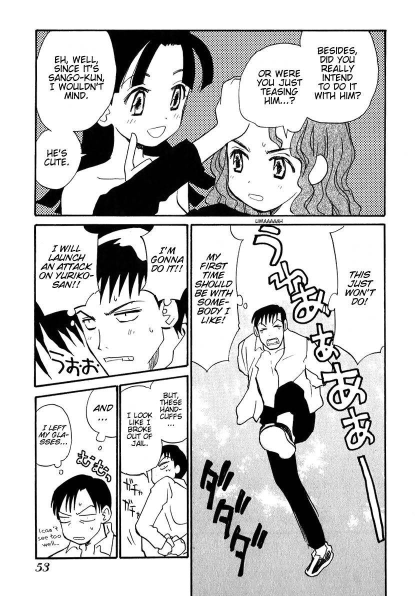 Momoiro Sango Chapter 3 page 7 - Chapter 3: Depression of the Four Eyes