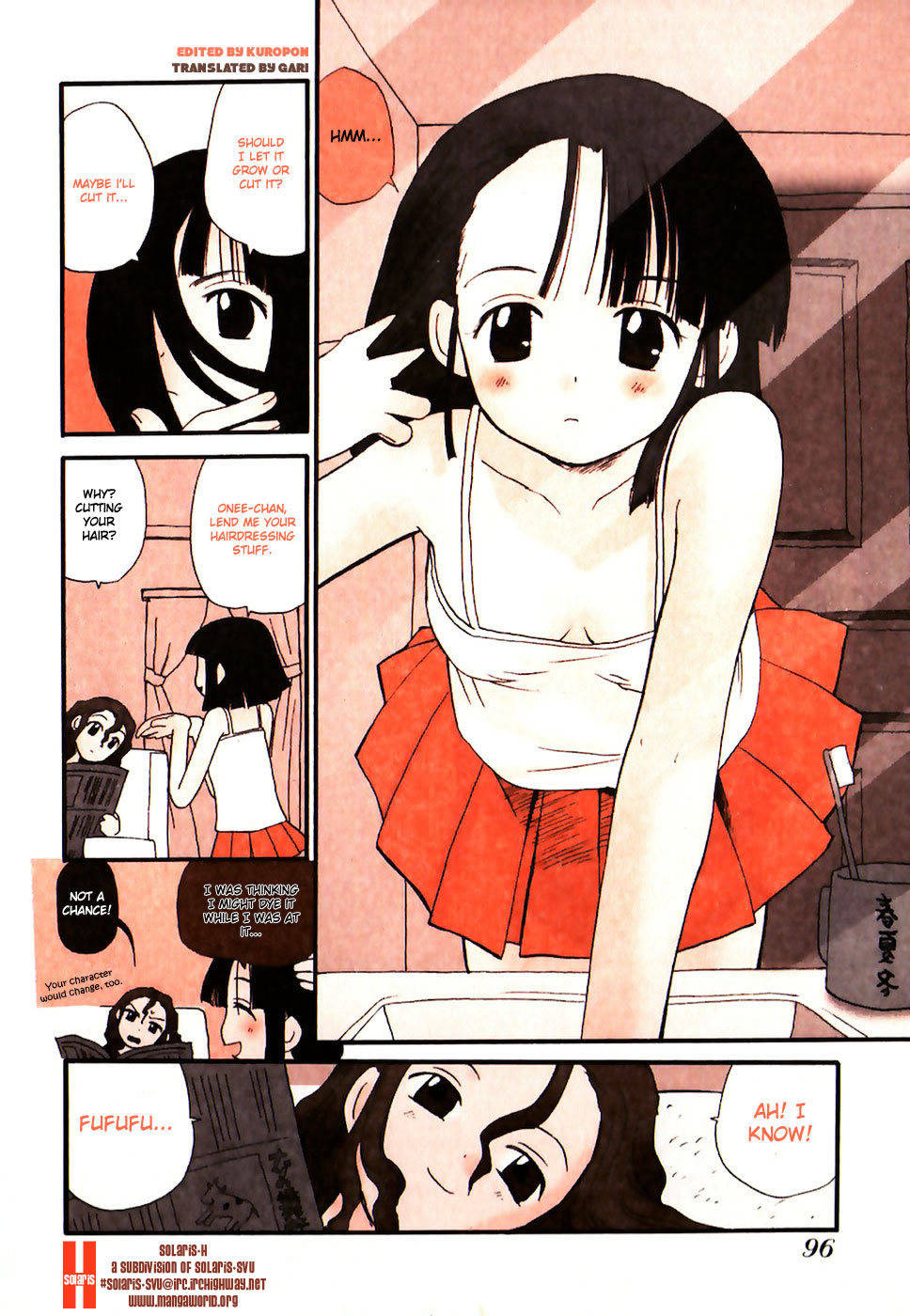 Momoiro Sango Chapter 39 page 2 - Chapter 39: Irie-San The Barber