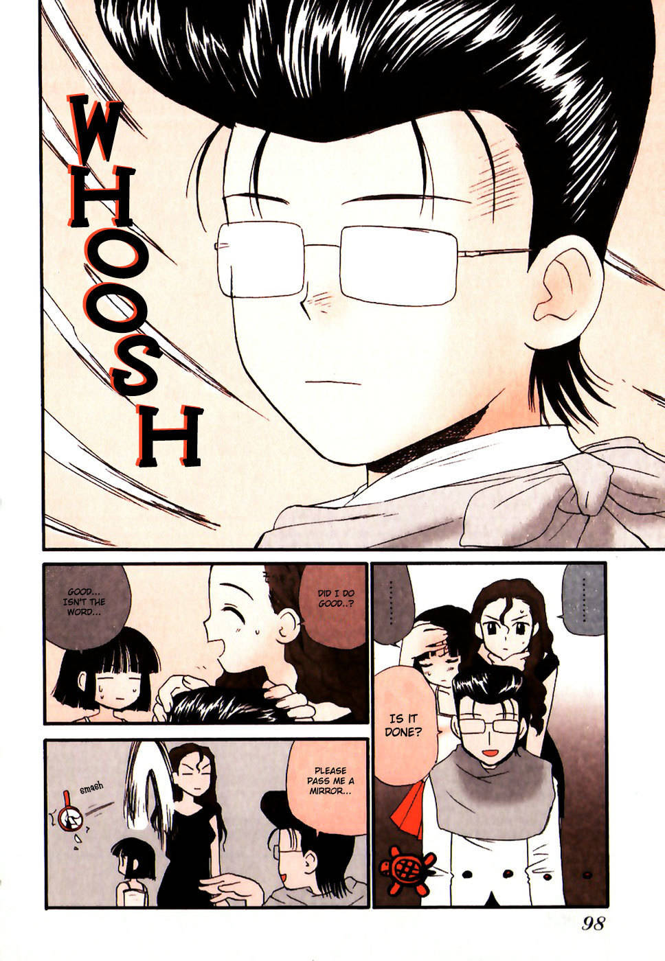 Momoiro Sango Chapter 39 page 4 - Chapter 39: Irie-San The Barber