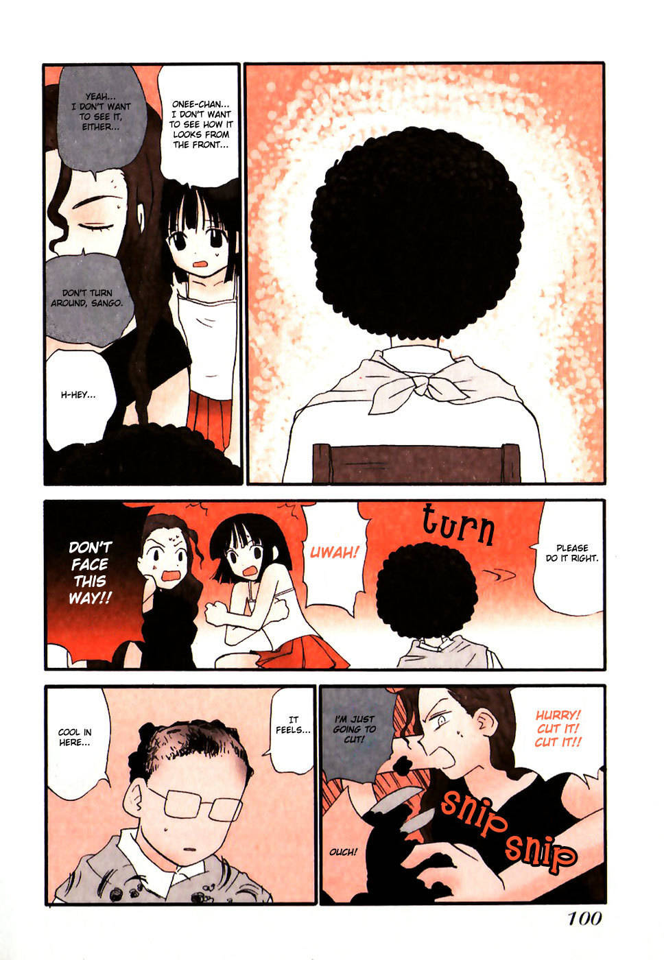 Momoiro Sango Chapter 39 page 6 - Chapter 39: Irie-San The Barber