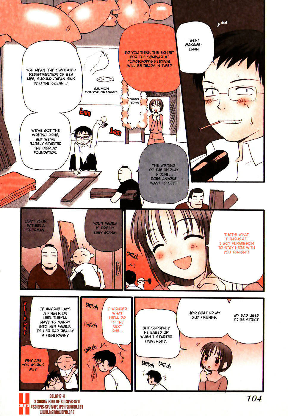 Momoiro Sango Chapter 40 page 2 - Chapter 40: Sango's University Festival Panic
