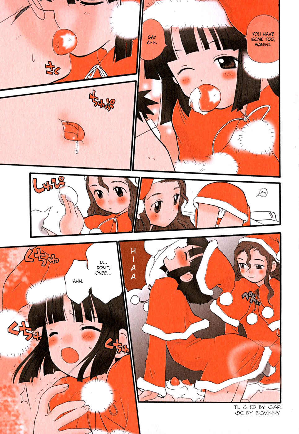 Momoiro Sango Chapter 46 page 14 - Chapter 46: Holy Thunder Silent Night