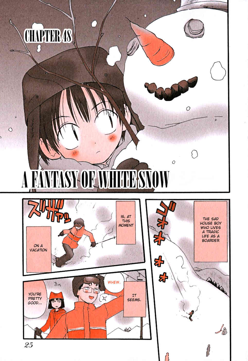 Momoiro Sango Chapter 48 page 1 - Chapter 48: A Fantasy of White Snow