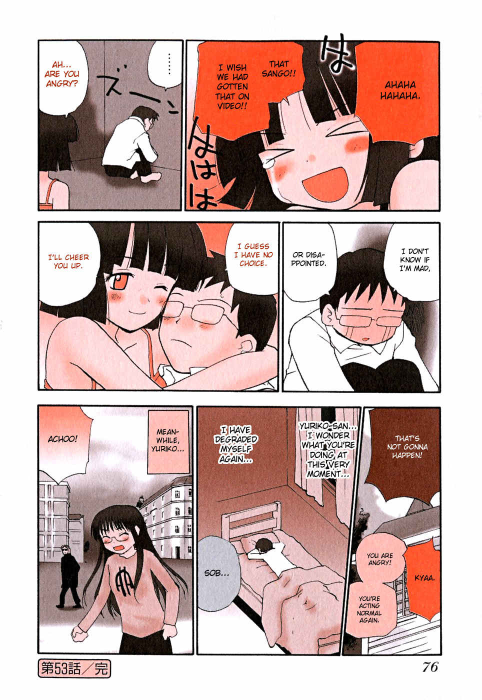 Momoiro Sango Chapter 53 page 8 - Chapter 53: Sango, Blast Off into Space (Just Kidding)