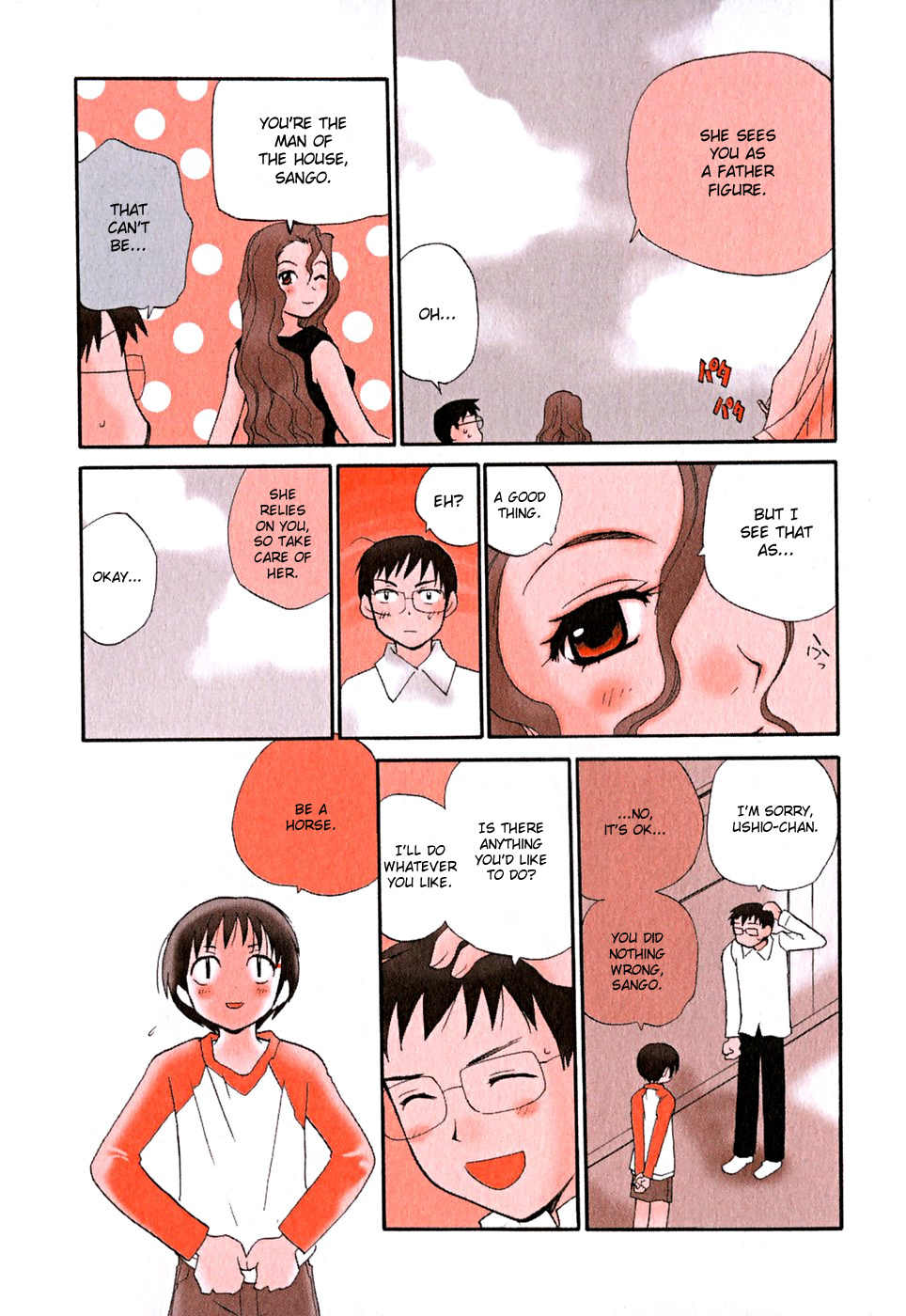 Momoiro Sango Chapter 54 page 7 - Chapter 54: Let's Play with Sango