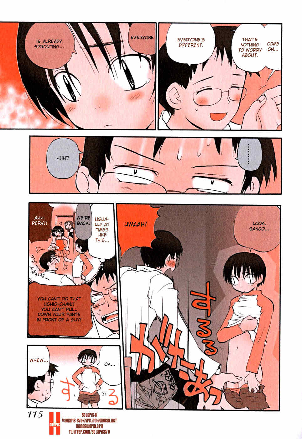 Momoiro Sango Chapter 58 page 3 - Chapter 58: Grow Up! Ushio-chan