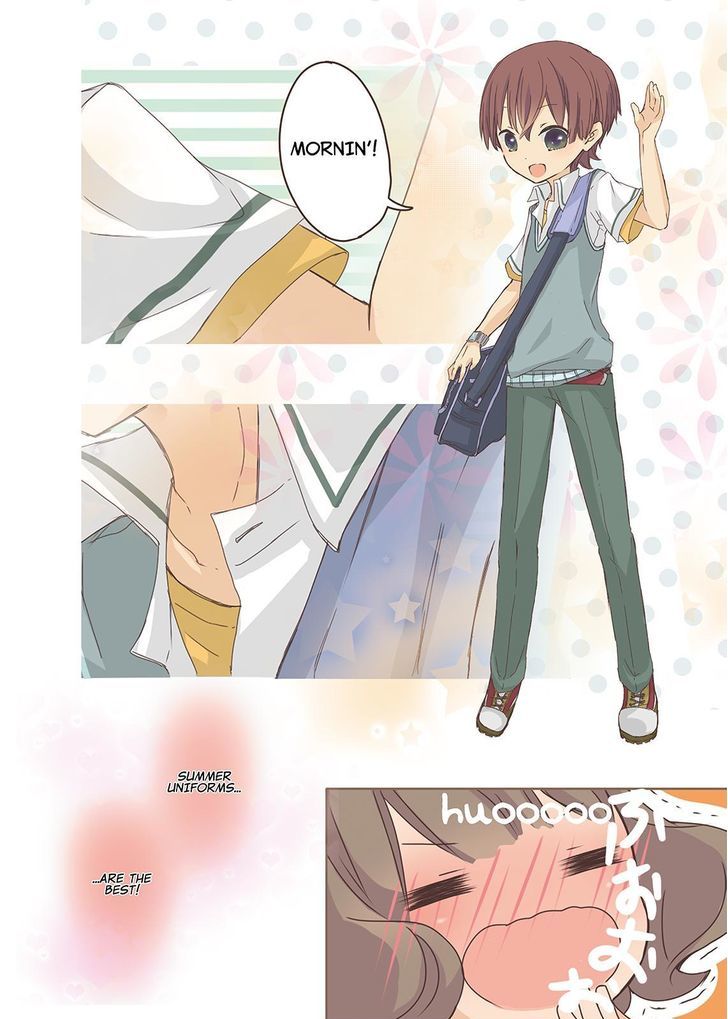Momokuri Chapter 4 page 2 - Chapter 4 : Summer Uniforms & Sharing An Umbrella