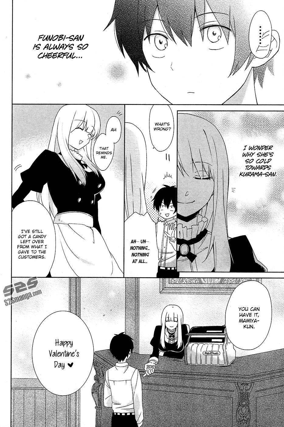 Momomoke Restaurant Chapter 8 page 15 - Chapter 8 : Even if the chocolate is chocolate, I can't eat the chocolate beca...