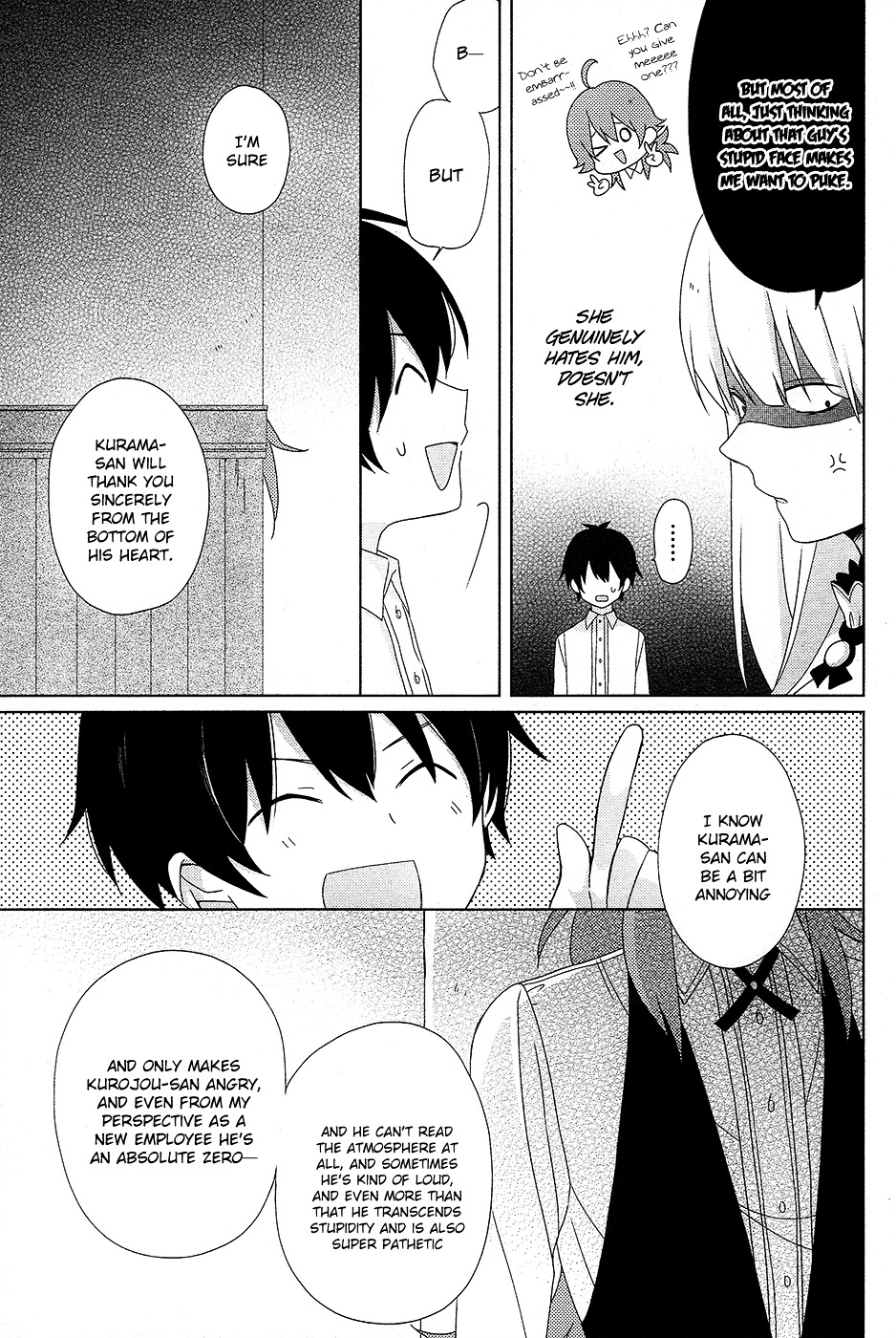 Momomoke Restaurant Chapter 8 page 18 - Chapter 8 : Even if the chocolate is chocolate, I can't eat the chocolate beca...