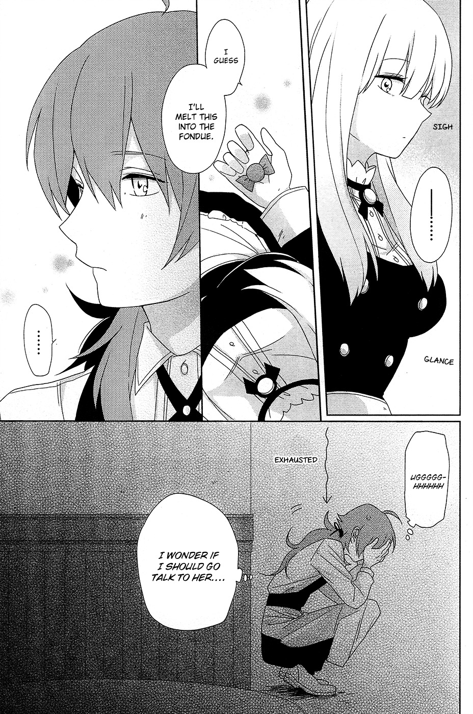 Momomoke Restaurant Chapter 8 page 20 - Chapter 8 : Even if the chocolate is chocolate, I can't eat the chocolate beca...