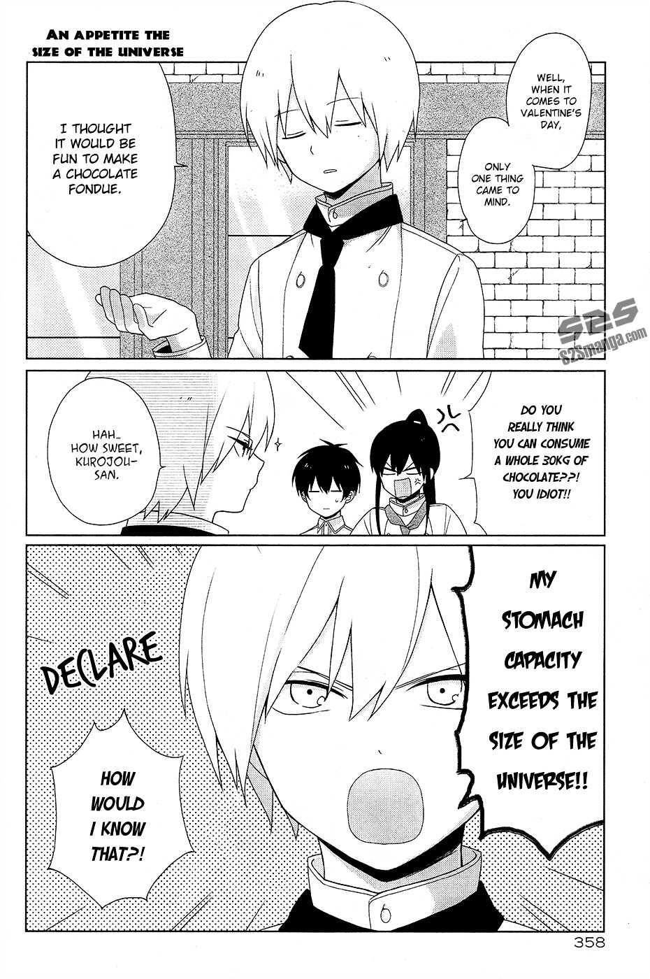 Momomoke Restaurant Chapter 8 page 7 - Chapter 8 : Even if the chocolate is chocolate, I can't eat the chocolate beca...