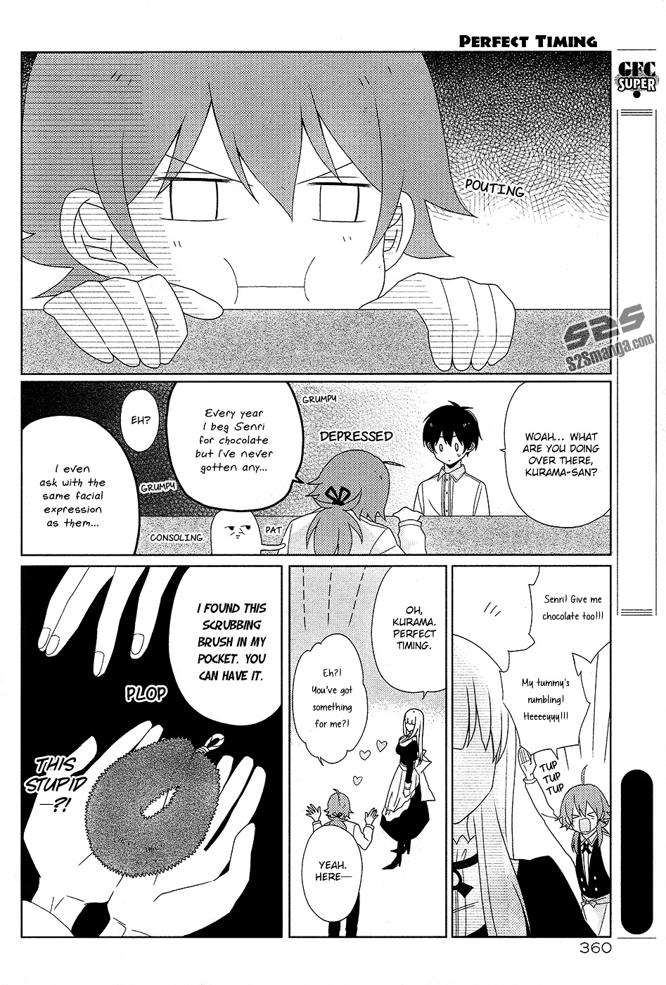 Momomoke Restaurant Chapter 8 page 9 - Chapter 8 : Even if the chocolate is chocolate, I can't eat the chocolate beca...