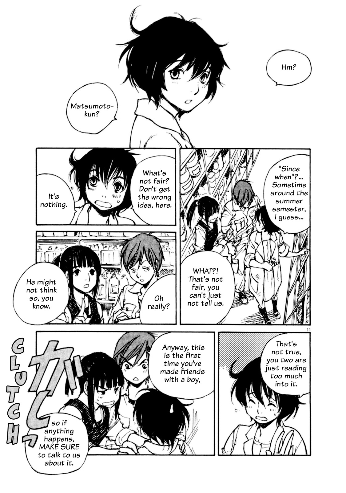 Momonchi Chapter 3 page 10 - Chapter 3: Autumn Goodbyes and the Mysterious Girl