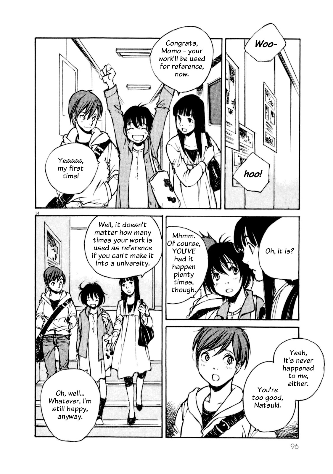 Momonchi Chapter 3 page 13 - Chapter 3: Autumn Goodbyes and the Mysterious Girl