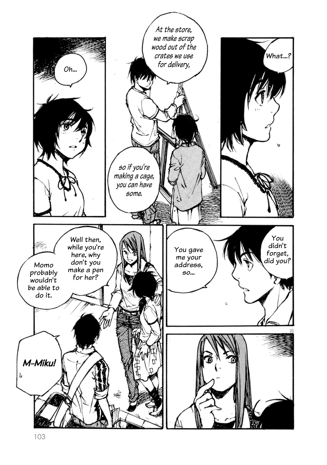 Momonchi Chapter 3 page 20 - Chapter 3: Autumn Goodbyes and the Mysterious Girl