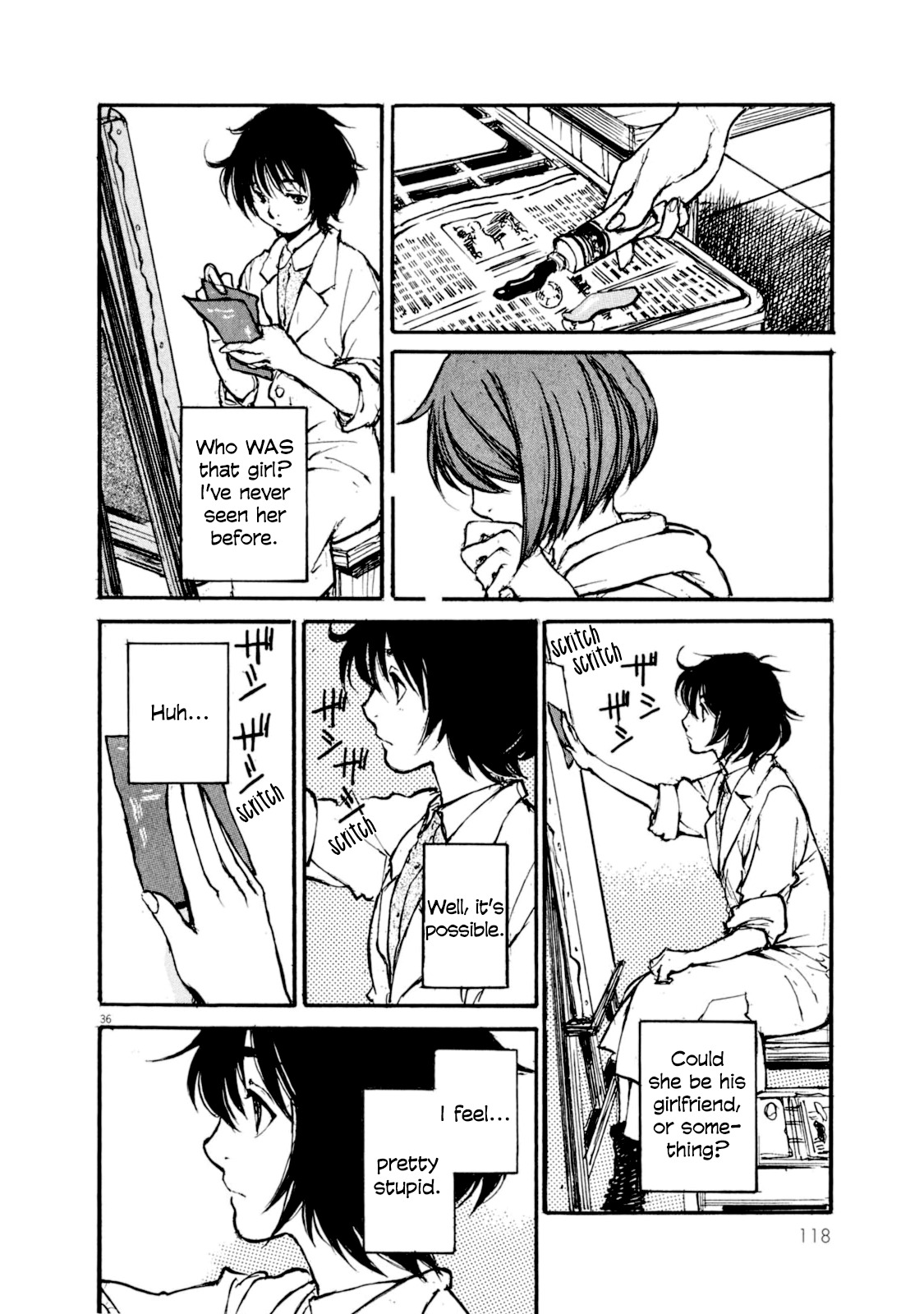 Momonchi Chapter 3 page 35 - Chapter 3: Autumn Goodbyes and the Mysterious Girl