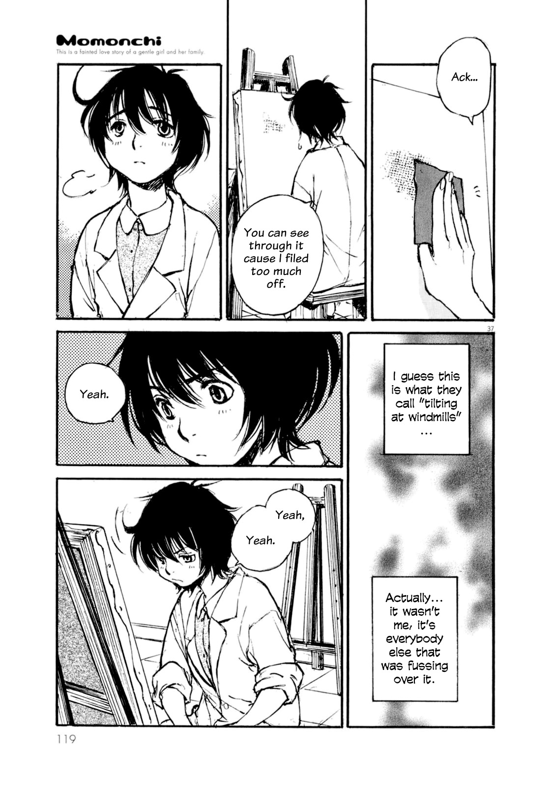 Momonchi Chapter 3 page 36 - Chapter 3: Autumn Goodbyes and the Mysterious Girl